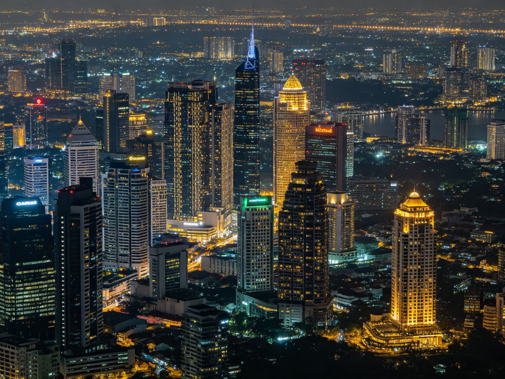 雅加达城市夜景